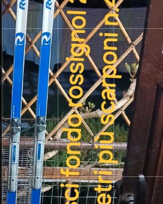 Sci da fondo più  scarponi