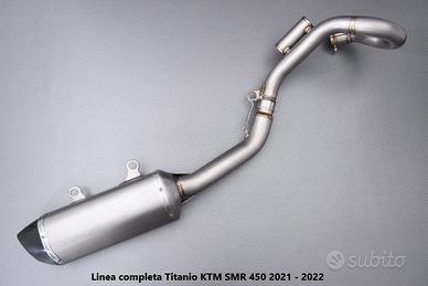 Linea completa Titanio KTM SMR 450 2021 - 2022
