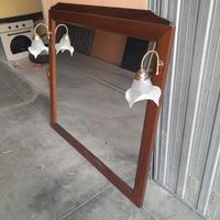 specchio per bagno a 2 luci