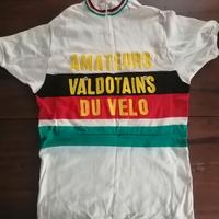 Maglia ciclismo eroica vintage lana tasche davant