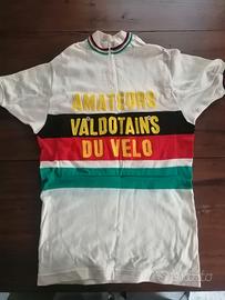 Maglia ciclismo eroica vintage lana tasche davant