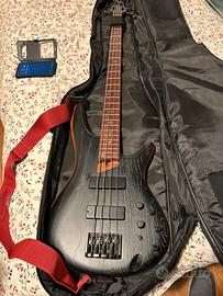 Basso elettrico Ibanez e Amplificatore Warwick