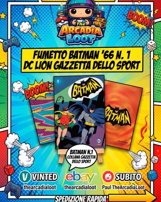 Fumetto Batman ‘66 DC Lion Gazzetta dello Sport
