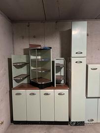 Cucina Vintage verde acqua