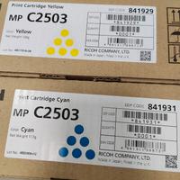 Toner origina Ricoh MP-C2503 Ciano e giallo