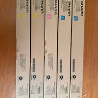 4 Toner Sharp originali nuovi e 1 regalato