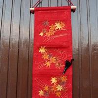 Portaoggetti giapponese da parete di tela robusta