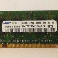 Memoria RAM Samsung SODIMM DDR2 1GB PC2-6400
