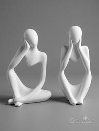 sculture stilizzate  i pensatori 