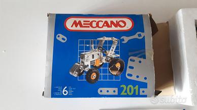 meccano 201 trattore cabinato modellino in metallo