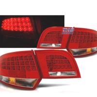 FANALI PER AUDI A3 8PA SPORTBACK 04-08 LED ROSSO C