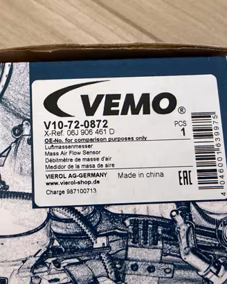 Debimetro Vemo (V10-72-0872) – Gruppo VW