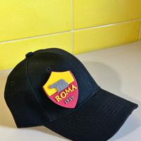 Berretto scudetto calcio Roma nero