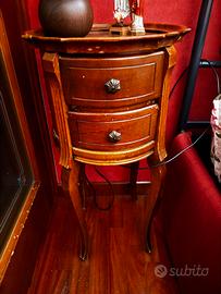 Comodino in legno shabby