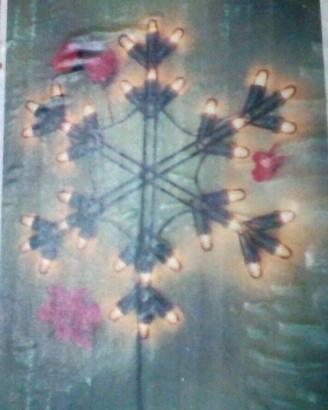 Luci stella simbolo natale spina 10A 220V