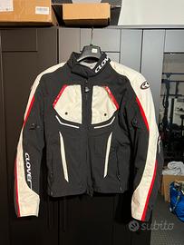 Giacca moto in tessuto