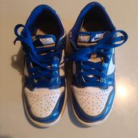 scarpe Nike dunk blu bianco 37.5