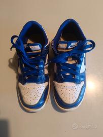 scarpe Nike dunk blu bianco 37.5