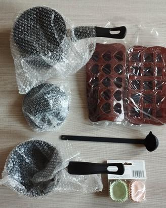 Pentola x sciogliere il cioccolato a bagnomaria 