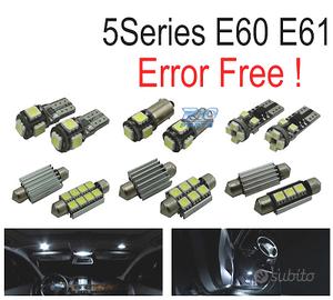 KIT 18 LAMPADE LED INTERNE BMW E60 E61 M5 520I 523