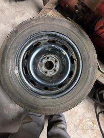 Gomma con cerchio in ferro Skoda Octavia