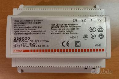 BTicino LT Terraneo 336000 Alimentatore Citofonico