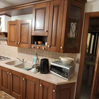 cucina lineare in legno