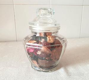 Barattolo Vintage in vetro da interno pot-pourri