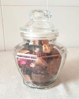 Barattolo Vintage in vetro da interno pot-pourri