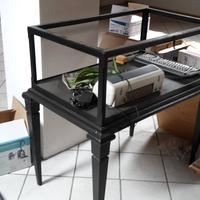 Teca in legno vetri compresi