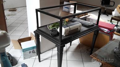 Teca in legno vetri compresi