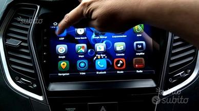 Navigatore autoradio santafe hyundai android wifi