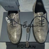 Hogan scamosciate riflessi oro N° 37
