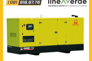 Gruppo elettrogeno Pramac GSW110P Motore Perkins