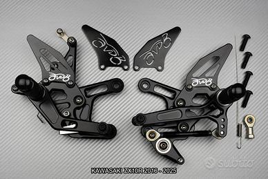 Pedane arretrate KAWASAKI ZX10R 2016 - 2025