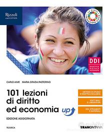 101 lezioni di diritto ed economia Isbn 9788823373