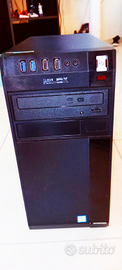 Pc Nilox Fisso i5-9400; 4Gb Ram; 240Gb Ssd