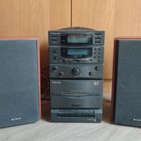 Impianto home audio -casse-cd-casa
