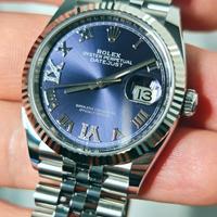 Rolex DJ 36 viola diamanti 126234 jubilee new 2025