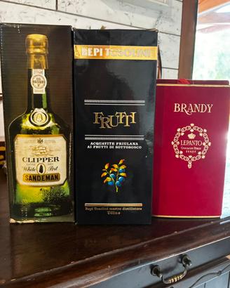 Bottiglie liquore per collezionisti
