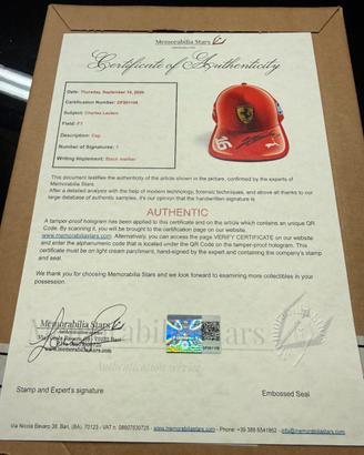 Cappello Ferrari Leclerc 2026