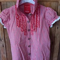 camicetta tirolese 116cm