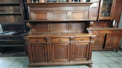 Madia antica in legno massello: