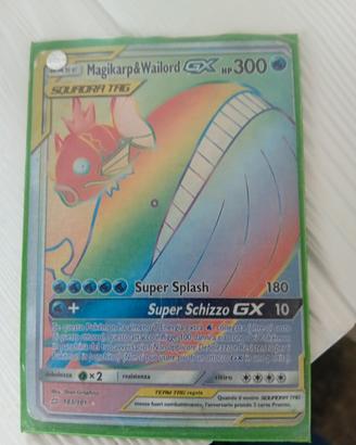 Carta di Magikarp e  Wailord GX