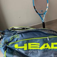 Borsone HEAD e racchetta BABOLAT