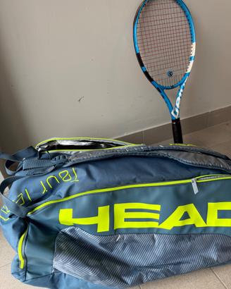 Borsone HEAD e racchetta BABOLAT