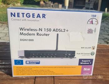 Router ADSL2 + Netgear DGN1000 Wireless-N 150