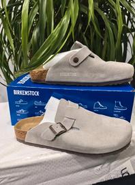 Birkenstock Boston Suede Beige 41 Nuove