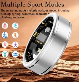 Smart Ring silver misura 13 nuovo !