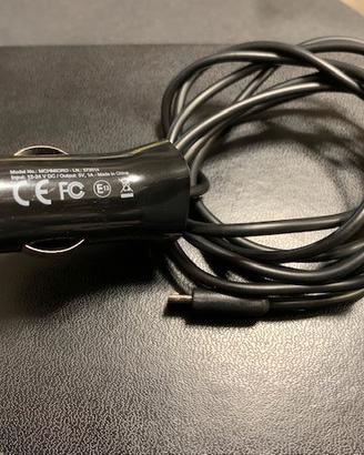 Caricabatterie per auto Puro 5W 1A micro USB nero